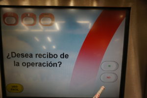 マドリード地下鉄切符自販機