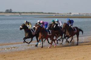 サンルーカルのビーチ競馬