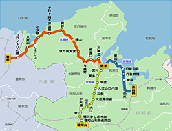 京都タンゴ鉄道路線